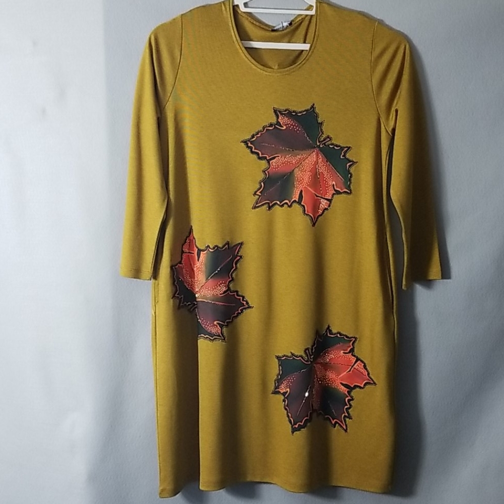 DARKWIN " Maple leaves" dress